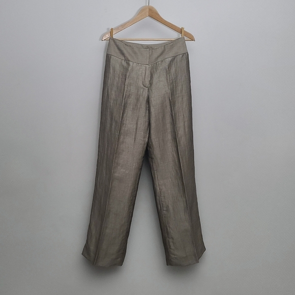 Jones New York Wide Leg Linen Pants - Picture 2 of 10